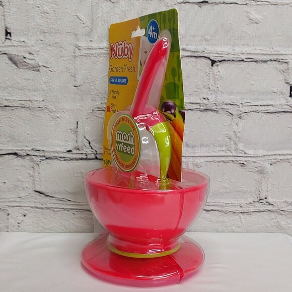 NUBY 'GARDEN FRESH MASH~N~FEED' BOWL & STORAGE - Picture 4 of 16